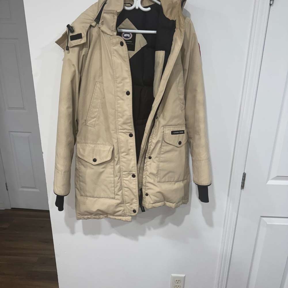 Canada Goose Black and Beige Arctic Program Jacket